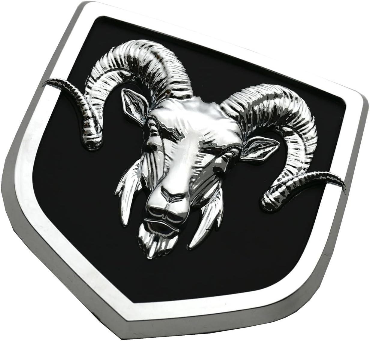 1x Custom RAM Tailgate 3D Emblem Replacement for ram 2006-2018 Rear Badge New (Chrome)