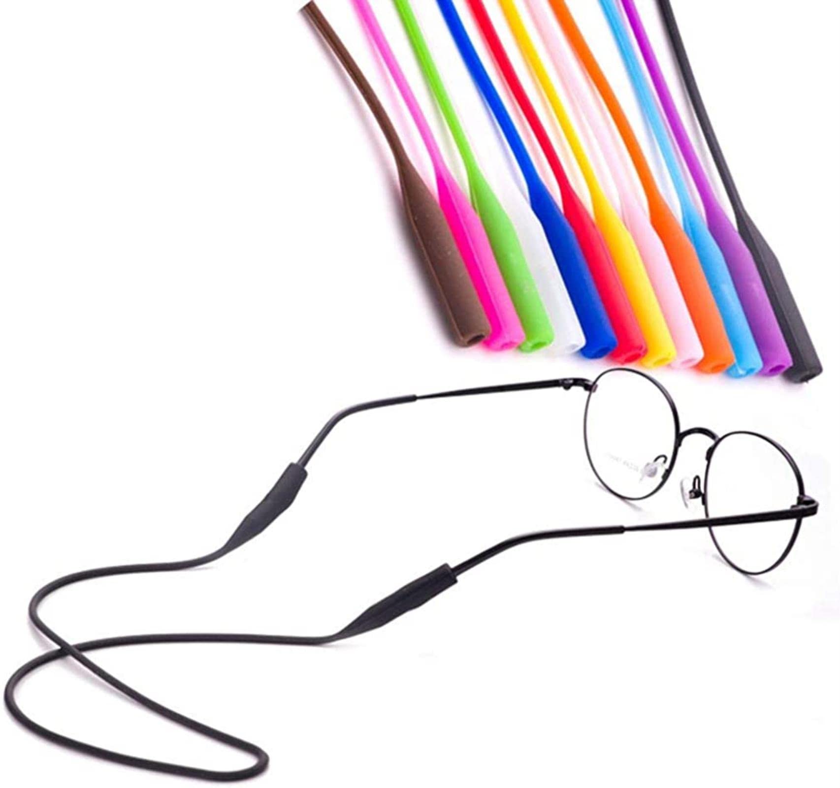 REVAHI Sangle de Lunettes de Soleil réglables Retenues de Lunettes de Sport Support de Cordon de Lunettes Anti-dérapant pour