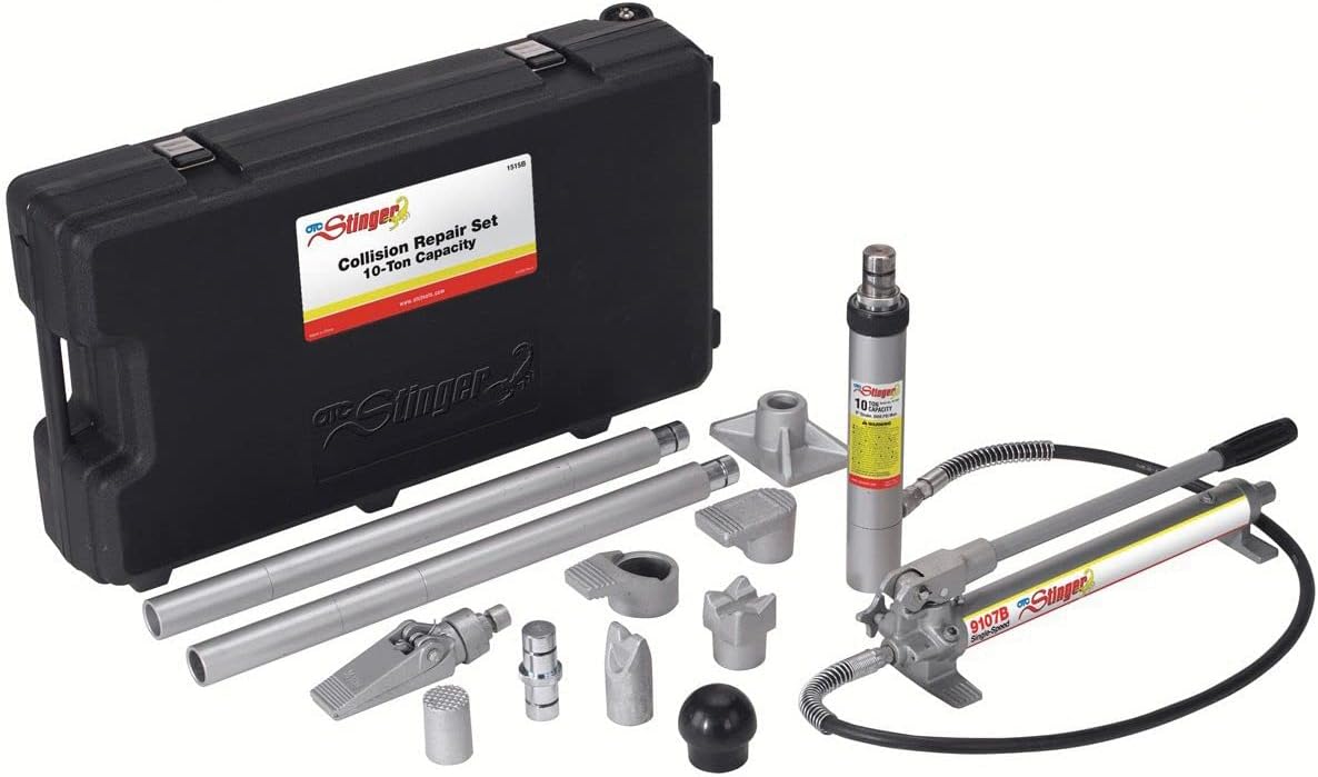 OTC 1515B 10-Ton Hydraulic Portable Collision Repair Set