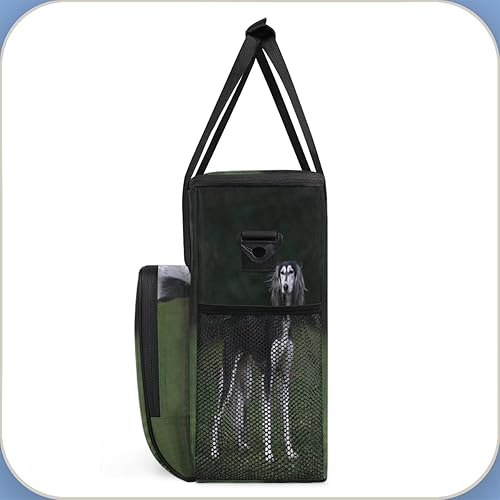 Miniatura 4 de Divertida cafetera con patrón de perro, bolsa de transporte para Keurig K-Mini o K-Mini Plus K-Cup Pods almacenamiento portátil cafetera bolsa de