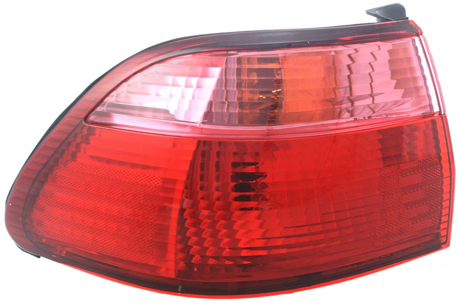 Evan Fischer Tail Light Assembly Compatible with 1998-2000 Honda Accord Outer Sedan Driver Side