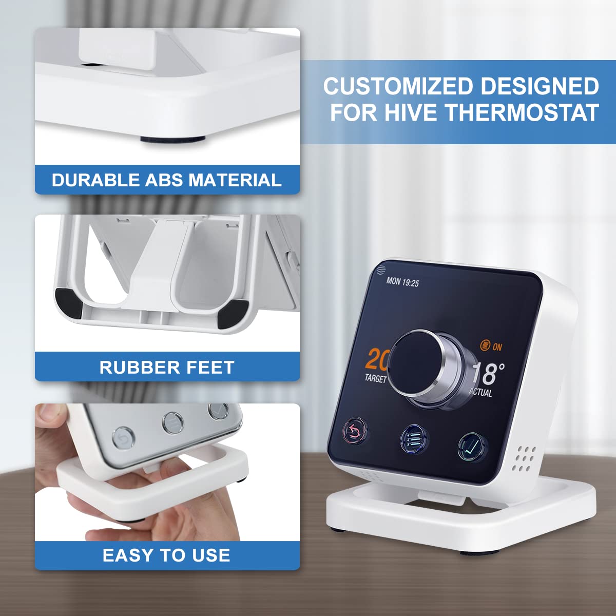 Aieve Stand for Hive Thermostat,Stands Holder Mounting Bracket Accessories  Compatible with Hive Active Heating Thermostat,Hive SLT2,Hive Active V3  Thermostat : Amazon.co.uk: DIY u0026 Tools