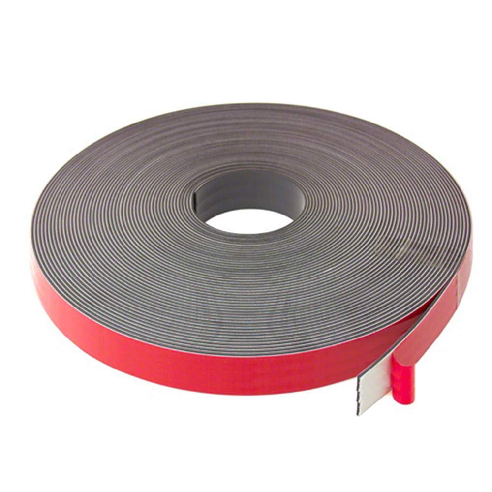 MagFlex® Flexible Magnetic Tape with Foam Self Adhesive Designed to Provide a Strong Grip on Magnetic Metal Based Surfaces - Polarity B - 25.4mm Wide - 5m Length