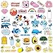 ANERZA VSCO Stickers for Hydro Flask, Vinyl Waterproof Water Bottle Stickers for Hydroflasks, Laptop, Computer, Skateboard, Cute Aesthetic Stickers for Kids, Teen Girl Gifts, VSCO Girl Stuff（45pcs）