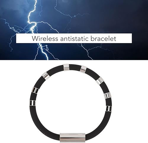 Miniatura 2 de Pulsera estática, antiestática, antiestática, pulsera antiestática de silicona 8, elimina el cuerpo, pulsera estática para mujeres y hombres, para