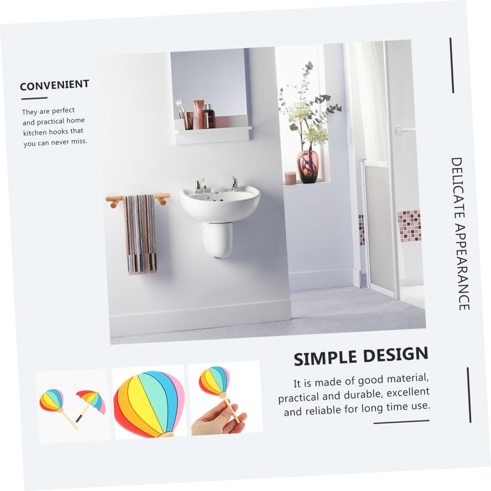 Abaodam 8piezas Ganchos Magnéticos Sin Para Refrigerador Ganchos De Cartoon Brillantes Perfectos Para y Organizar Casa
