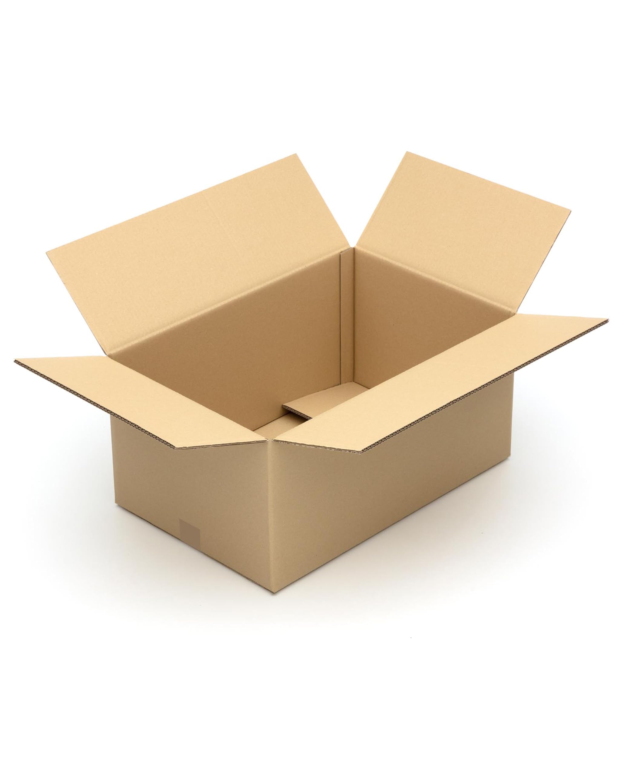 KK Verpackungen Versandkartons 600 x 400 x 300 mm Braun 2-wellig (Innenmaß 586 x 383 x 274 mm) | 15 Stück, Faltkartons Kartons für Versand als DHL Paket Hermes Paketklasse L DPD GLS Paketklasse XL