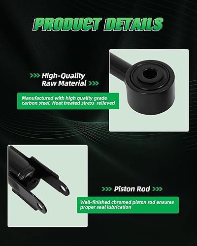 Miniatura 3 de SCITOO Amortiguadores delanteros y traseros (4 piezas) para Chevy, amortiguadores para Chevy Silverado 2011-2017 2500 HD, 2011-2017 para Chevy