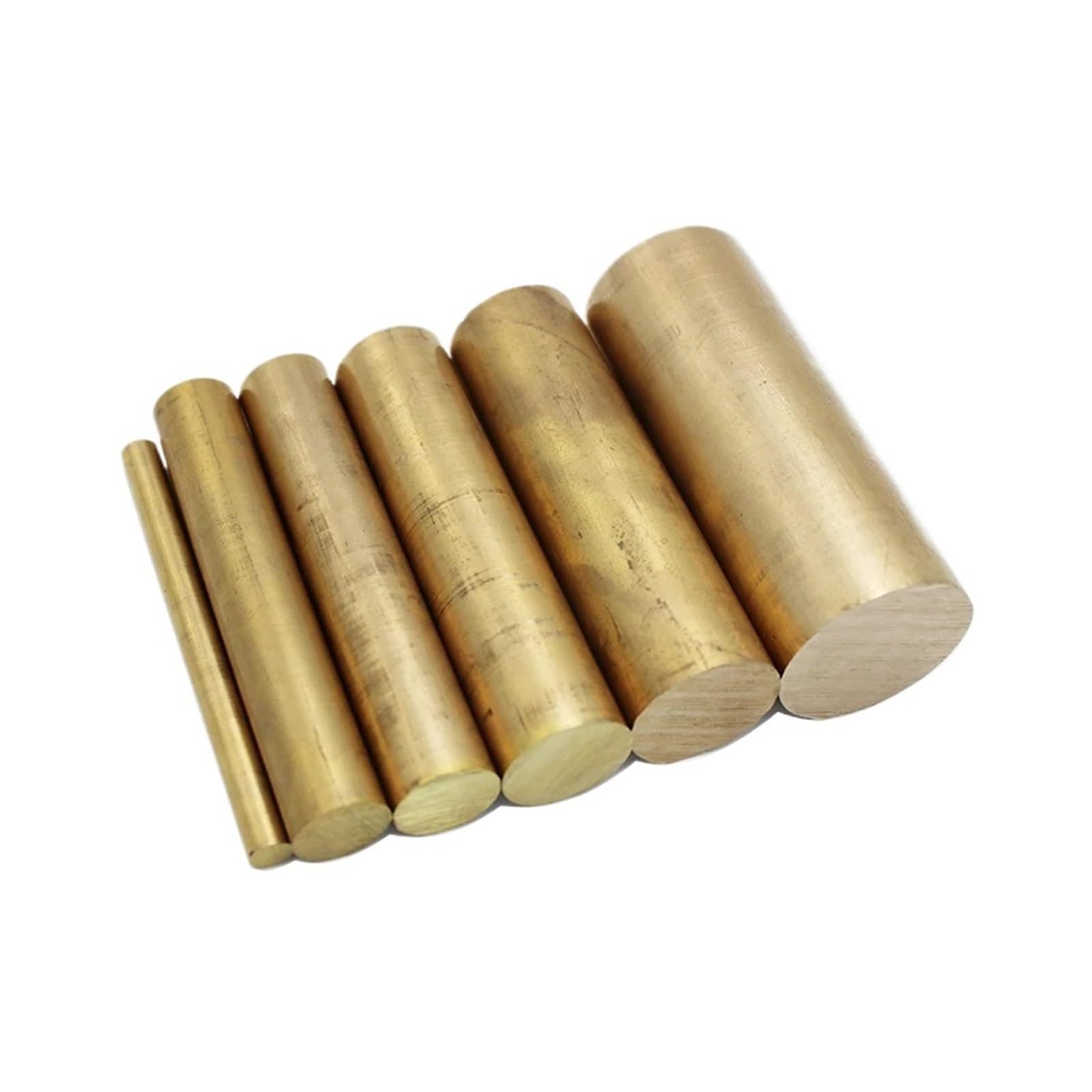YAKUFAST Solid Brass Round Bar Rods 1mm to 120mm(Length 250mm,14mm 1pc)
