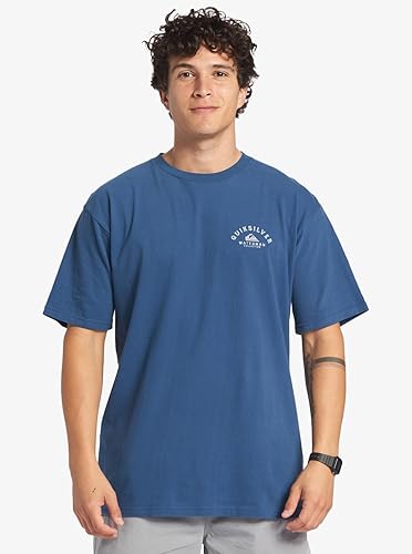 Vista 3 de Quiksilver Camiseta de manga corta Heading Out Ensign Azul XL, Azul (Ensignd Blue)