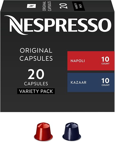 Nespresso Original, Intense Variety Pack, 20-Count Espresso Coffee Pods