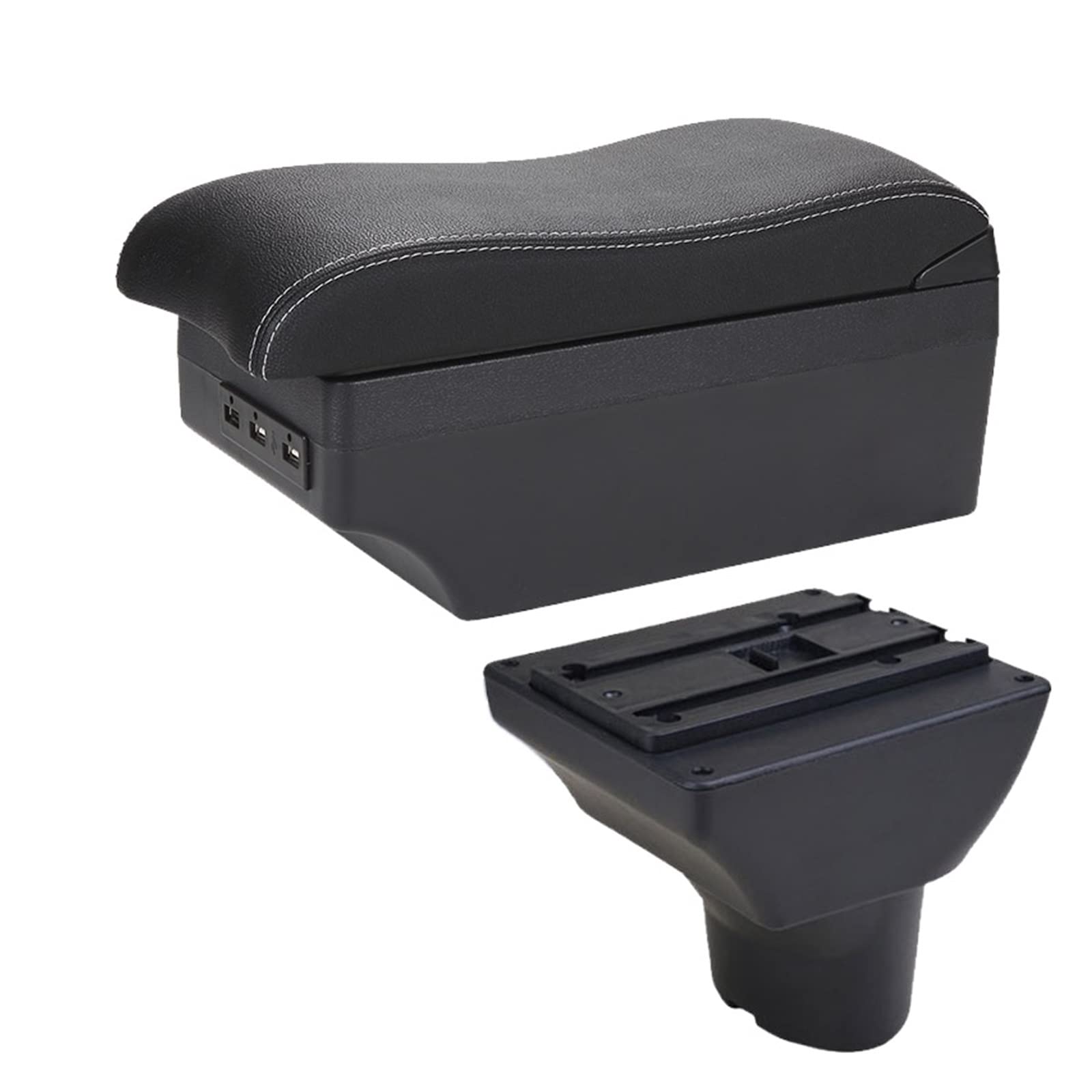 Baiqimv Armrest Box Storage Box Car Accessories Interior Parts Details Retrofit Parts Center Armrest Box For Hyundai I20(A3 7USB)