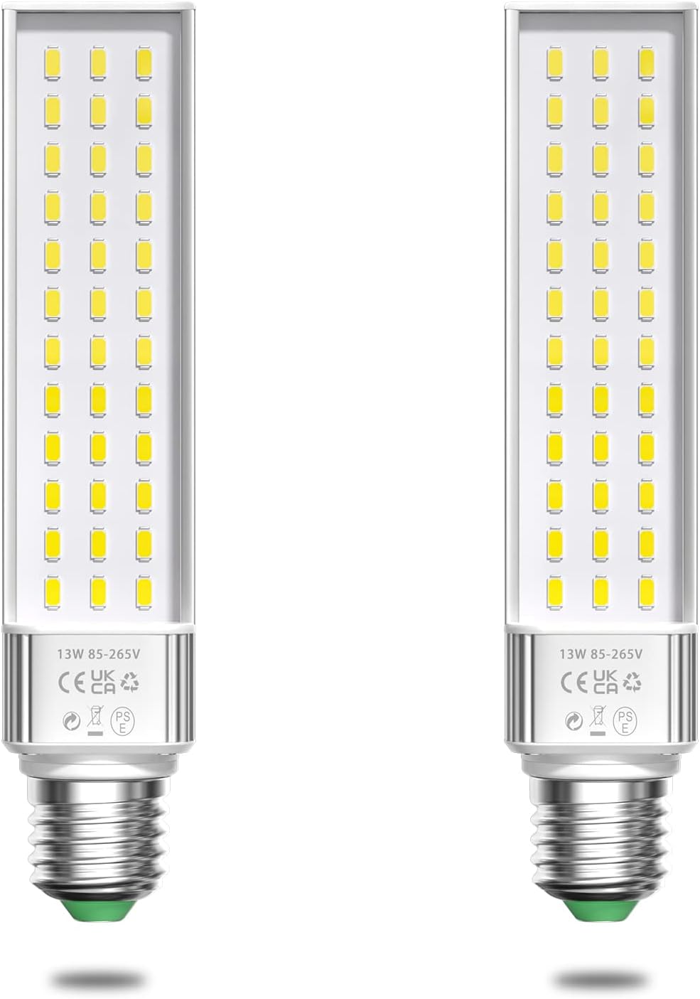 Aluxcia E26 Aquarium Light Bulbs Daylight 5500K,2-Pack(Remove/Bypass The Ballast)