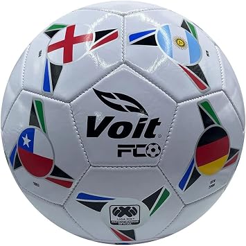 Voit Soccer Ball No. 5, PVC, Multicolor, Recreational Use