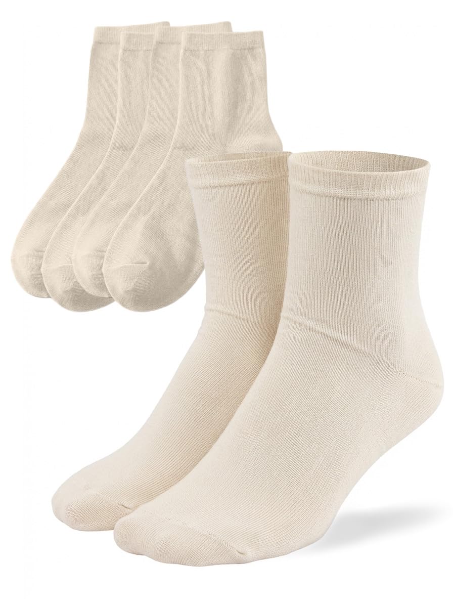 MILENA Calcetines Mujer Algodón Transpirables y Suaves Pack de 3 Pares Sin Costuras Cómodos y Elegantes para Uso Diario Regalo Mujer Talla Única — view 21