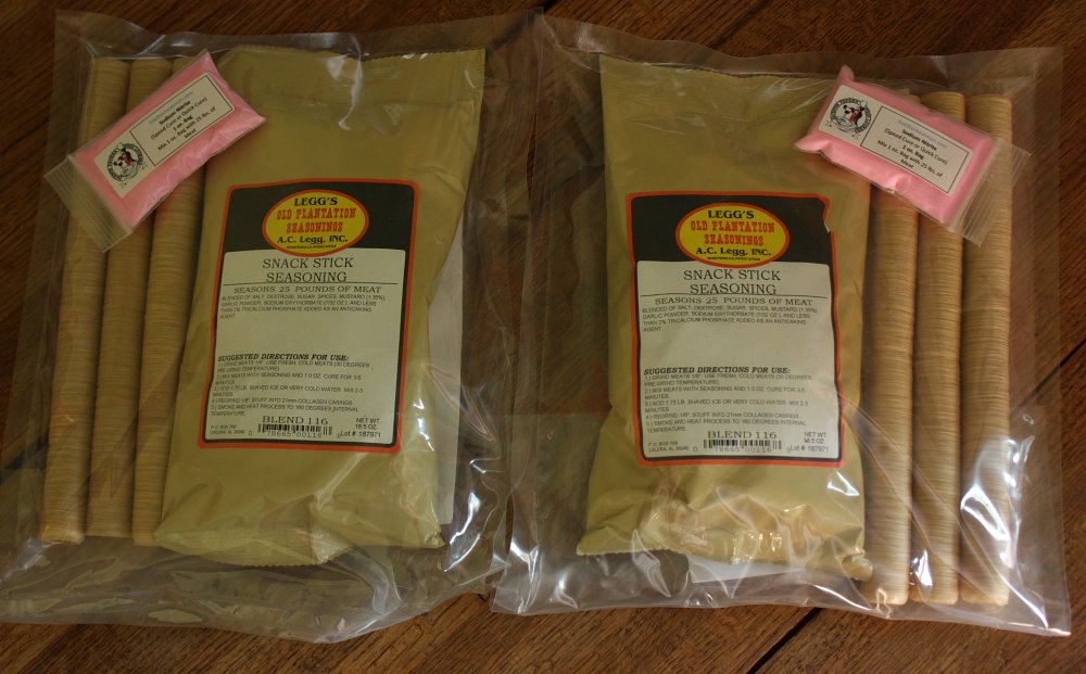 A.C. Legg Snack Stick Kit for 50 Lbs. of Meat Snack Stick Seasoning Grocery
