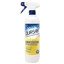 Quasar – Sgrassatore Extrarapido – Senza Aloni, Risciacquo Immediato, Profumo di Limone – 680 ml