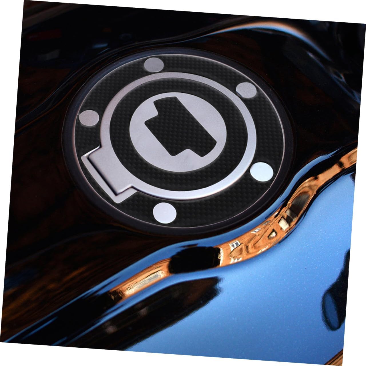 2pcs Motorcycle Fuel Tank Protector Decals Scratch-resistant Claw and Fish Bone Stickers for Gas Tank Protection