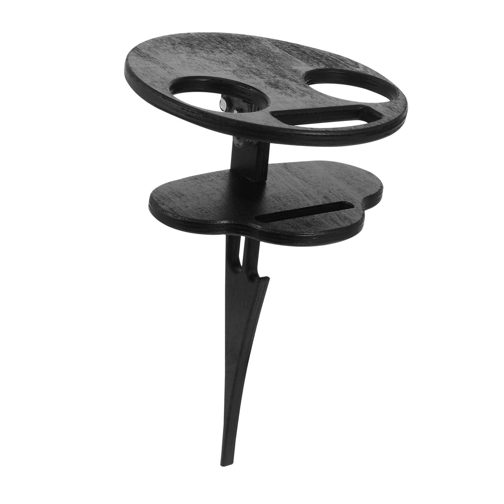 Table de pique-nique pour vin Galpada double couche et ronde pour camping