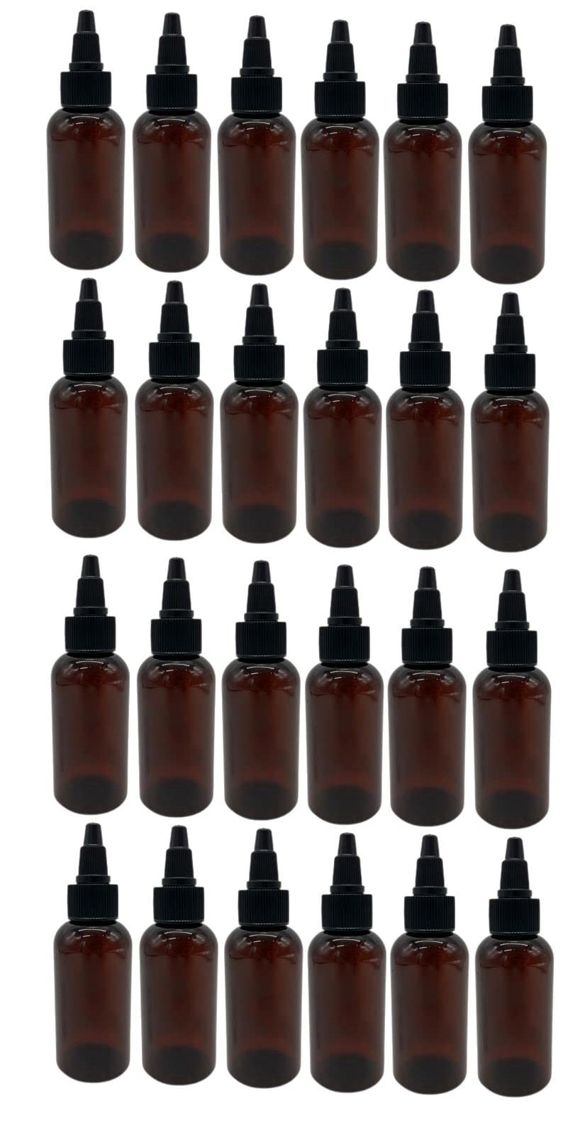 Natural Farms 8 Oz Purple Boston Plastic Bottles -12 Pack Empty Bottle Refillable