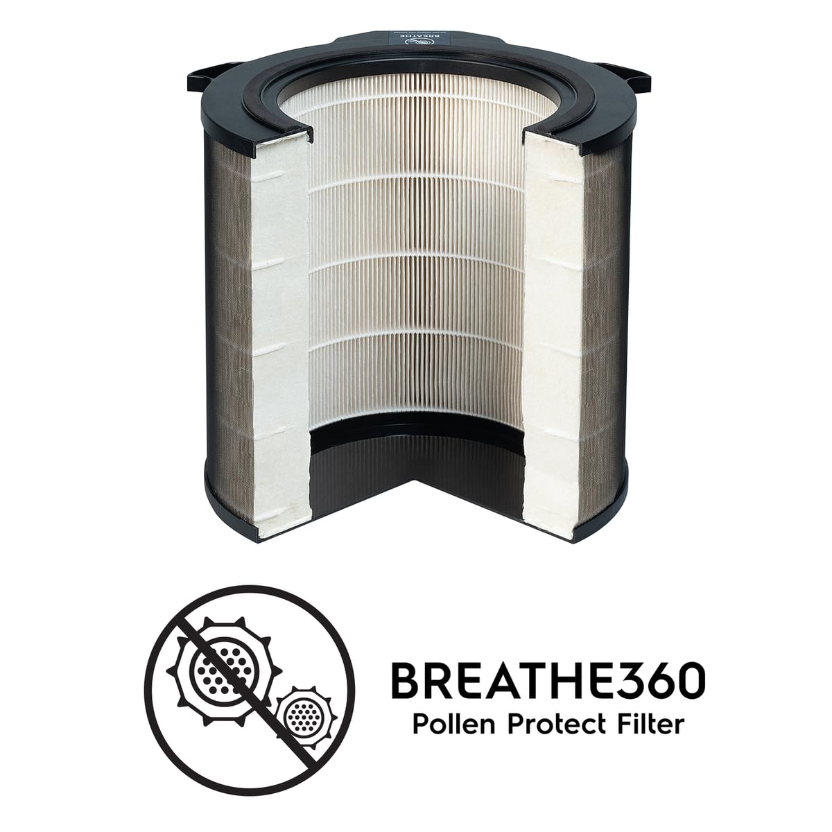 Electrolux EFDBTH6 Filtr antyalergiczny BREATHE360 (pasuje do Pure A9 PA91-60…) Wysoka filtracja pyłków idealna dla alergików, czyste powietrze, doskonała filtracja, długa żywotność