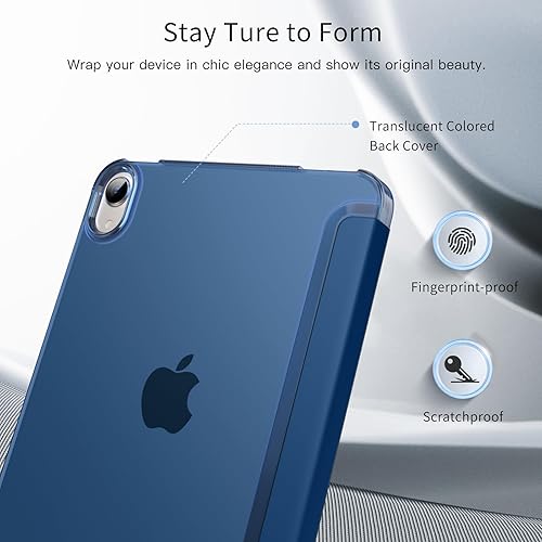 Miniatura 7 de MoKo Case Fit New iPad Mini 6 2021 (6 generación, 8.3 pulgadas) - Funda trasera delgada, ligera, rígida, transparente, con protector trasero