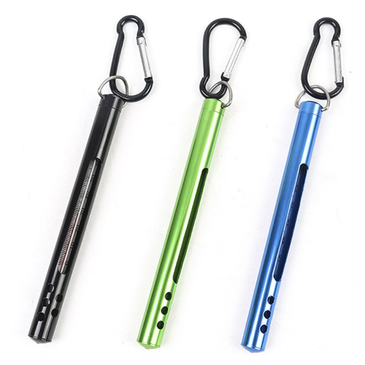 Mipcase 3pièces Thermomètre De Portable à Pointe Crayon Mesure De Température Fahrenheit Et Celsius Outil De Pratique Noir