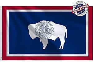 Wyoming State Flag 3x5 Feet, Show Your Wyoming Spirit