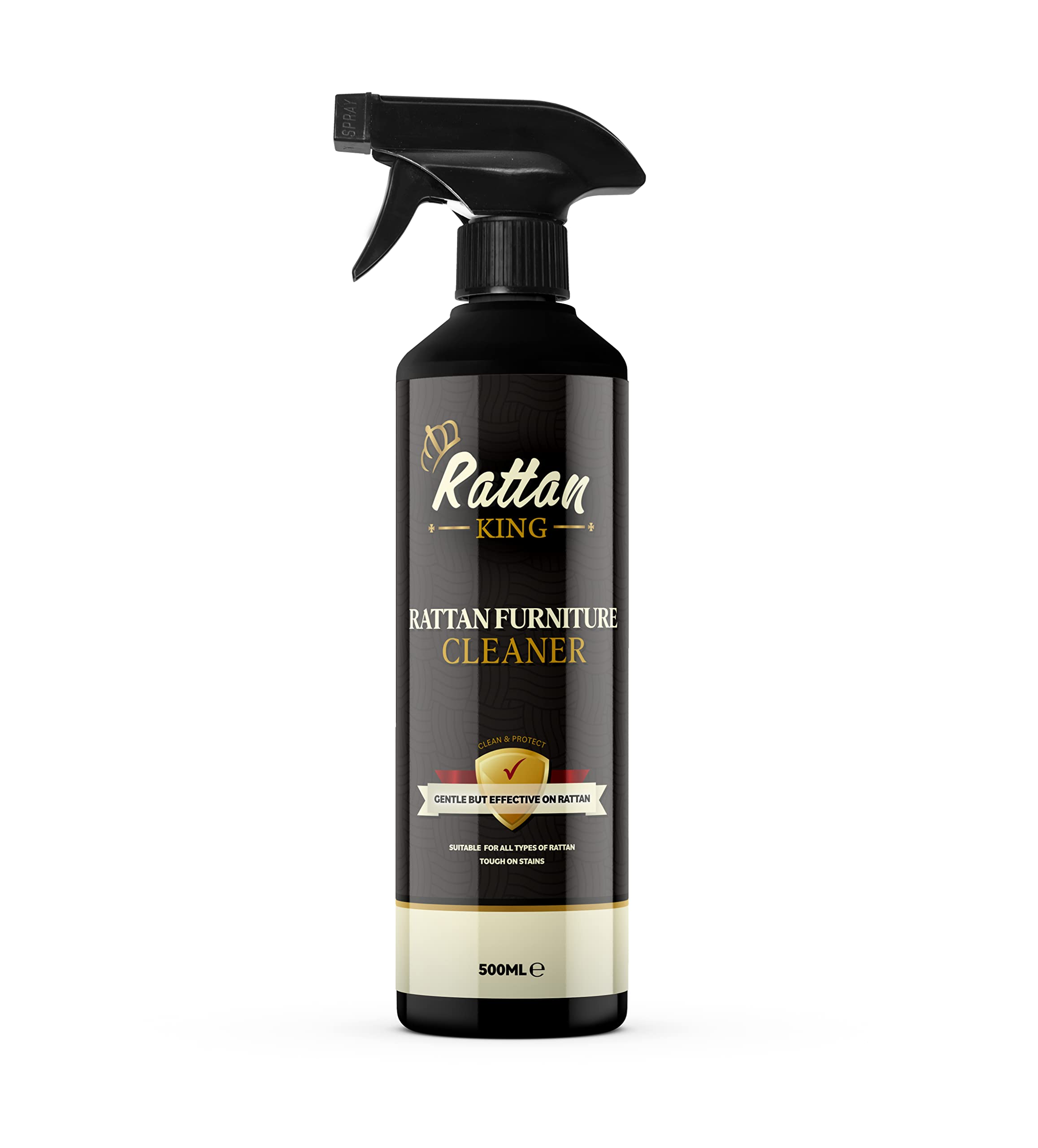Rattan King - Rattan Furniture Cleaner Spray | Remove Grease and Grime, Powerful Stain Remover - 500ml