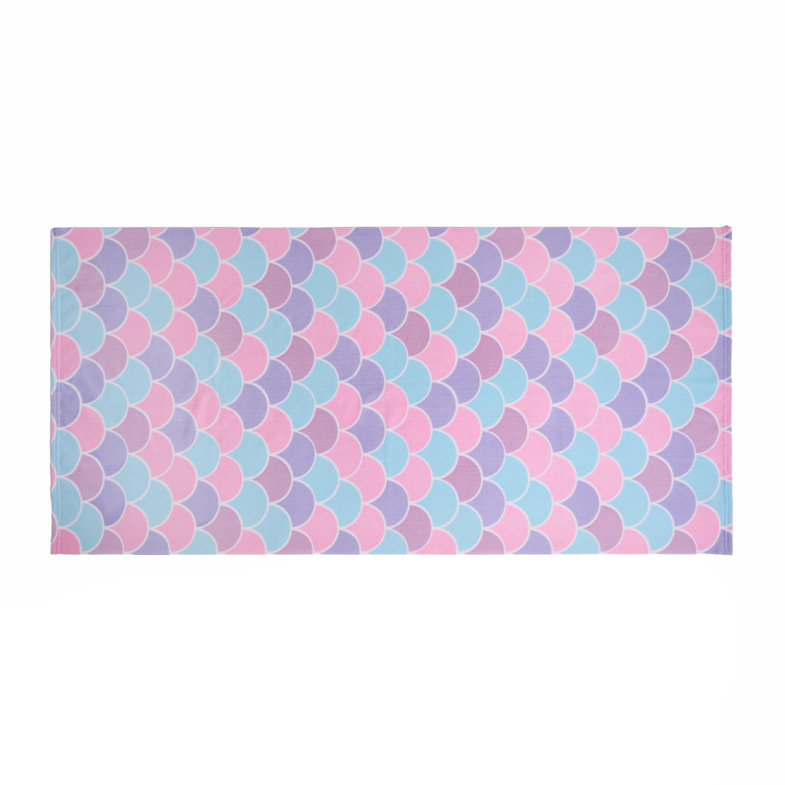 Serviette Poncho Enfant Sirène | Microfibre Douce 3-10 Ans | Pour Piscine, Plage Ou Bain - 4
