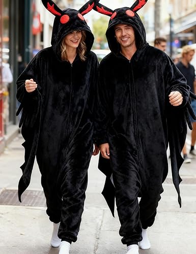 Miniatura 2 de Disfraz de hombre polilla, mameluco para adultos, disfraz de Halloween, divertido disfraz de cosplay