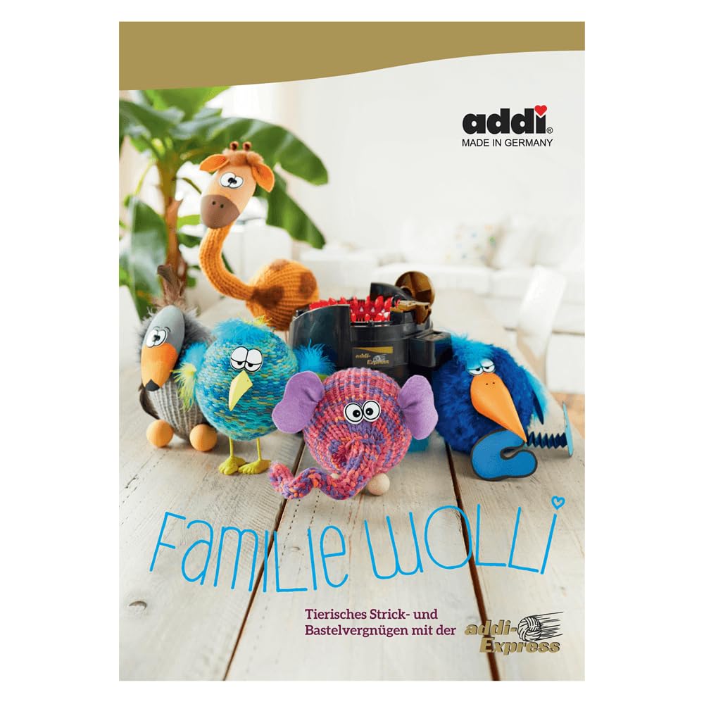 Addi Book Woolly Family for Addi Express German - 1pc