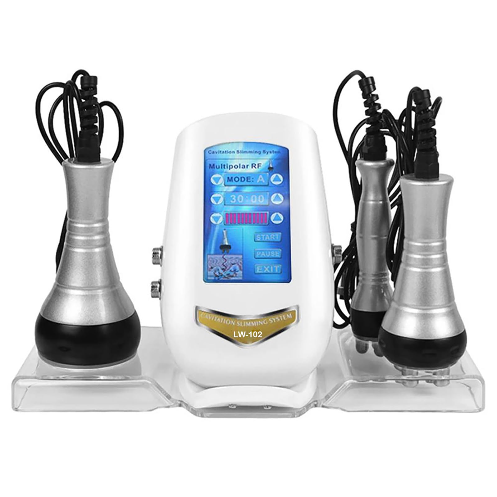 Máquina de Cavitación 3 en 1 - Instrumento de Radiofrecuencia Para Adelgazar y Esculpir el Cuerpo - Cuidado de la Piel y Belleza Facial Multifuncional