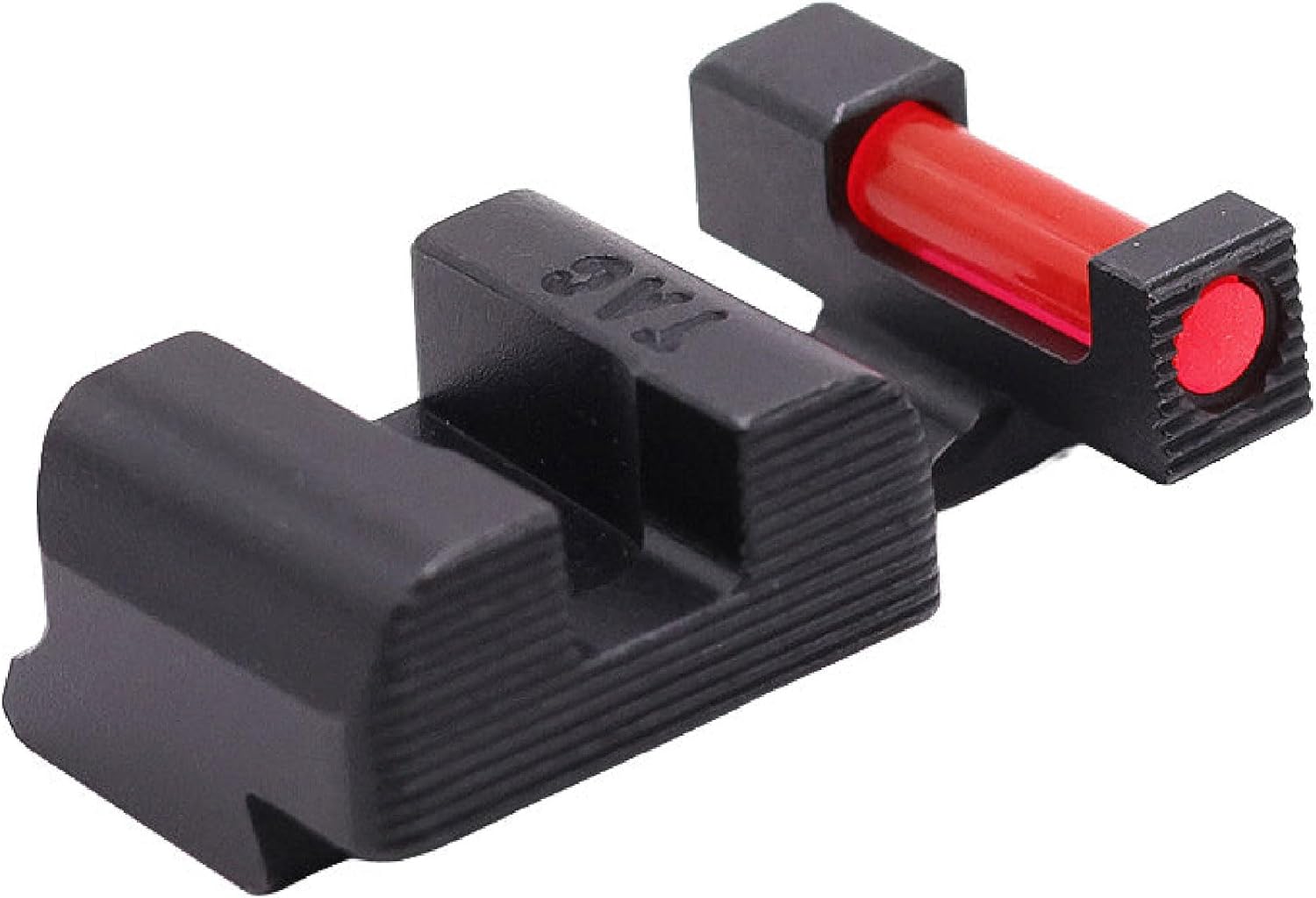 Tactical Gun Sights Compatible with Beretta M9A4 & 92Xi | Compact Ultra-Bright Front & Rear Tactical Handgun Sights with Easy-to-Use FiberLok Technology