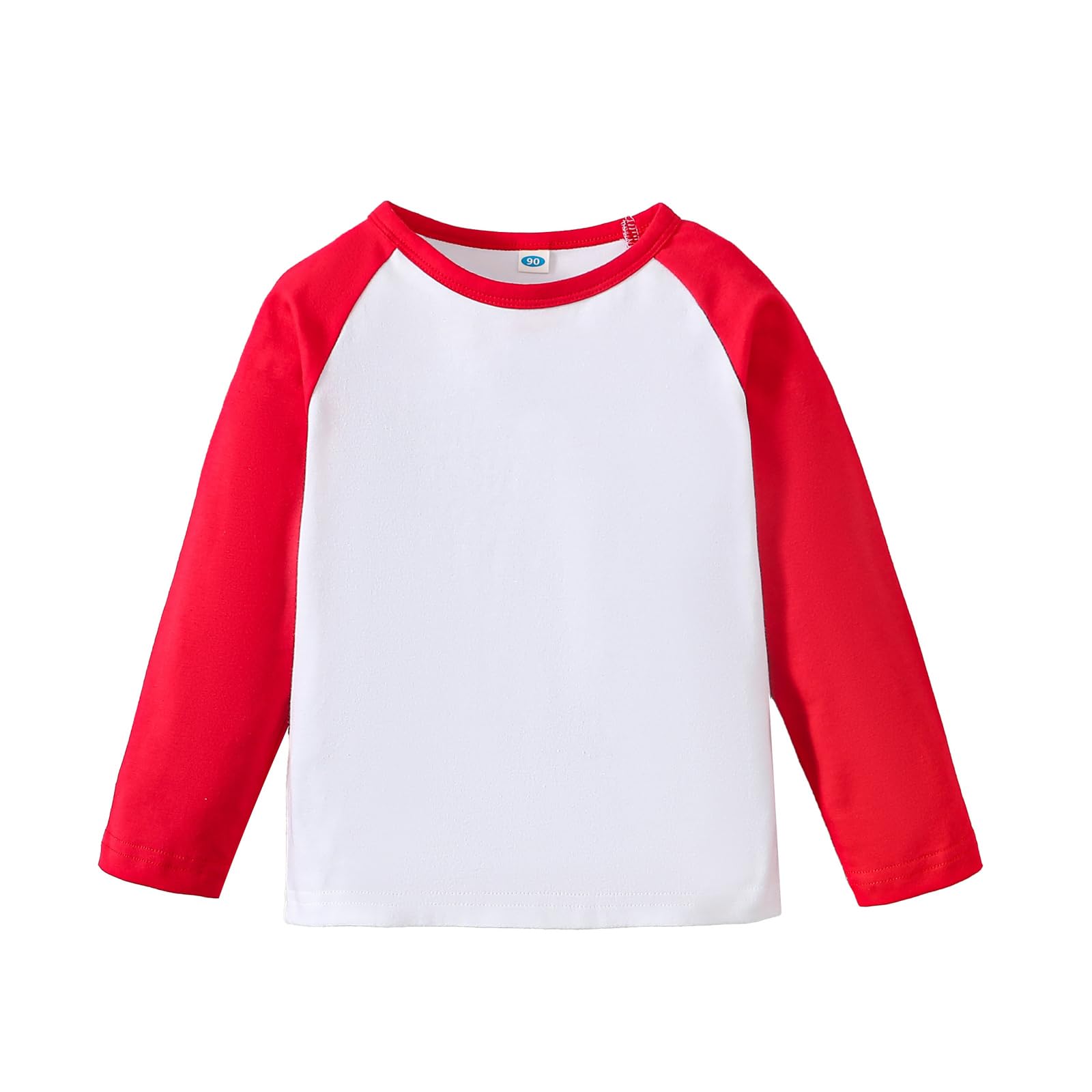 ZFZDRen 1-6Y Baby Baseball Tee Toddler Boys Girls Raglan T Shirt Kids Blouse Short Long Sleeve Casual Tops