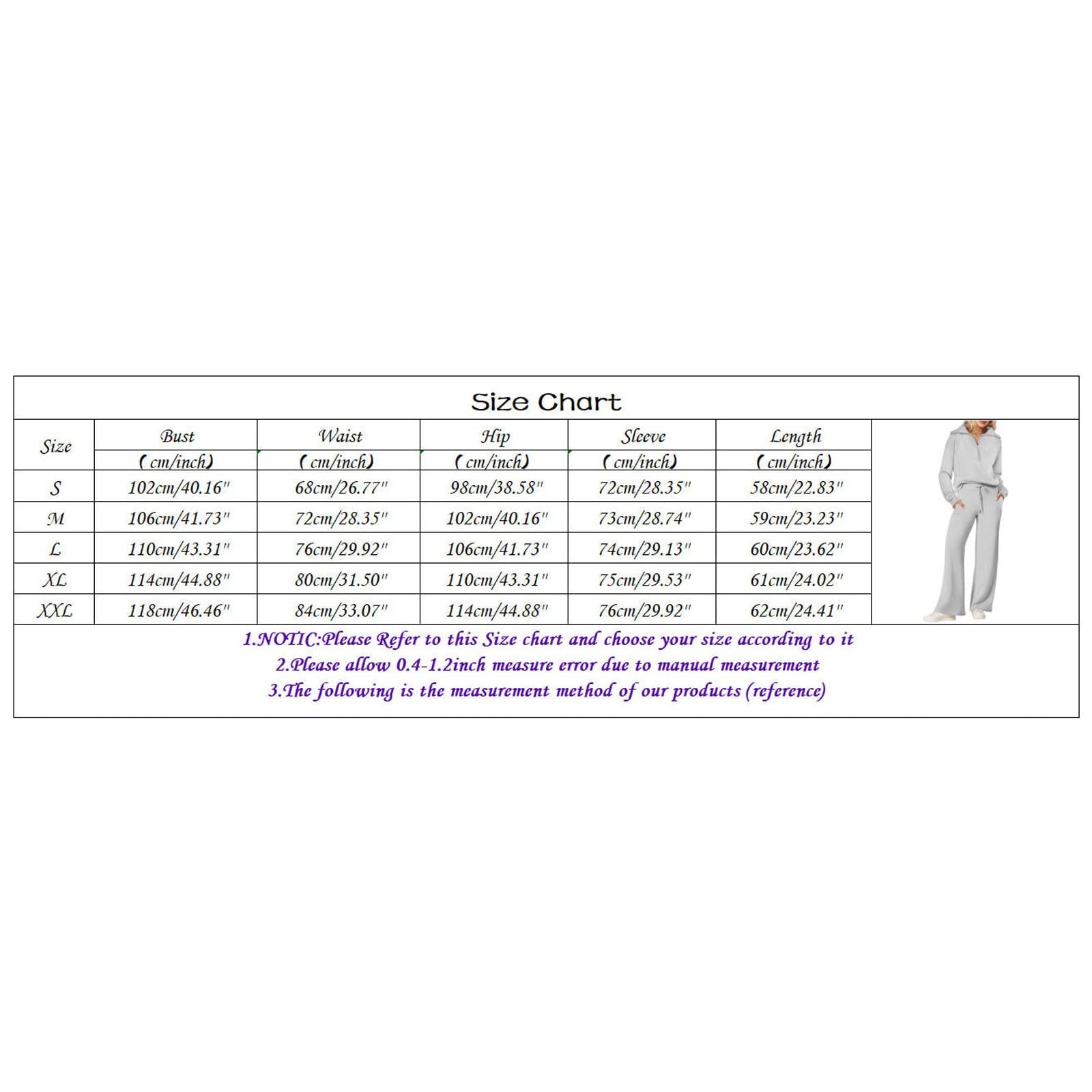 Ensemble Femme Ete 2 Pièces Ensemble de survêtement Femme décontracté pour Automne et Hiver avec Sweat à Demi-Zip et Pantalon Large pour Tenue Quotidienne Confortable