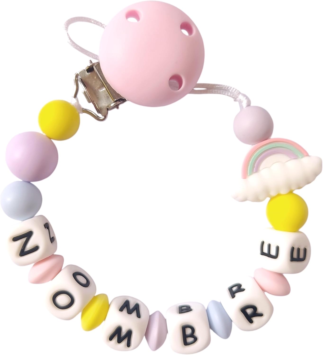 Lindo Bebé- Chupetero Personalizado diseño exclusivo y único | Con nombre del bebé | Regal