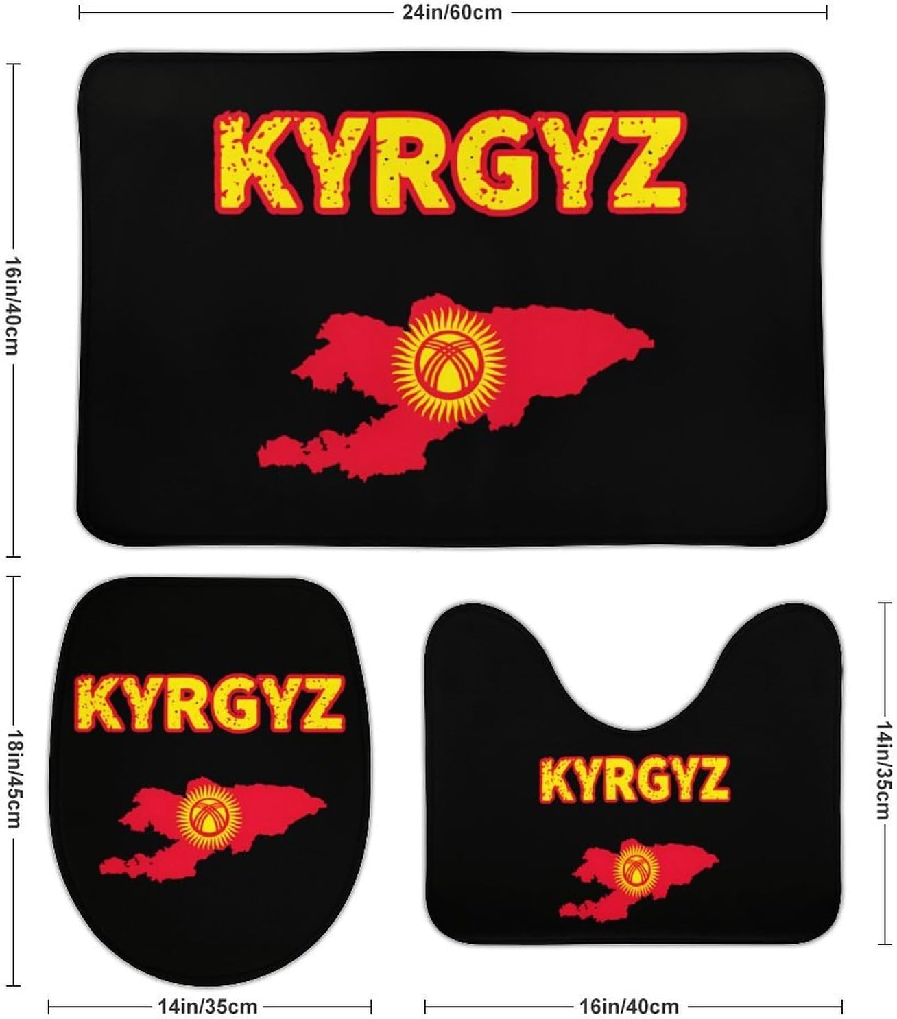 Kyrgyz Flag Boys Girls Short Sleeve Shirts Graphic T-Shirts Crewneck Casual Printed Tee