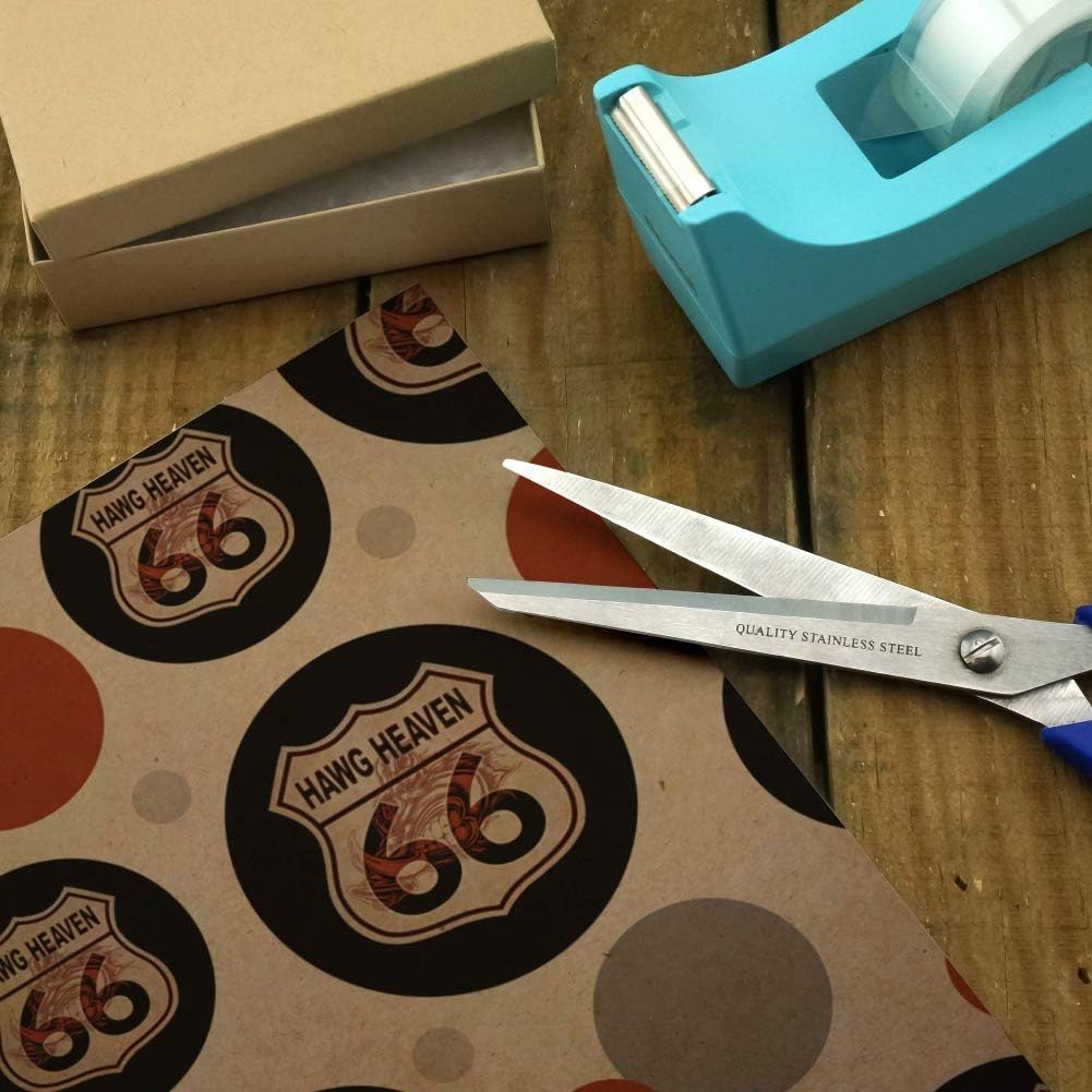 GRAPHICS & MORE Hawg Heaven Route 66 Highway Hog Biker Motorcycle Premium Kraft Gift Wrap Wrapping Paper Roll