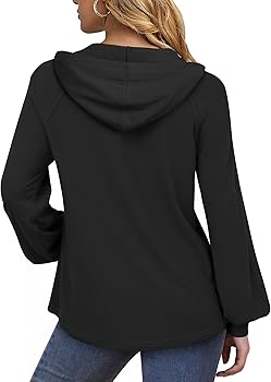 Women's V Neck Wool-cashmere Blend Hoodie - Camel - View #4