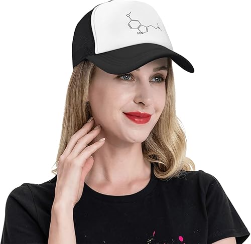 Miniatura 9 de DMT-Molecule Baseball Cap Mesh Hats Trucker Hat Adjustable Sun Cap Adult for Men Women