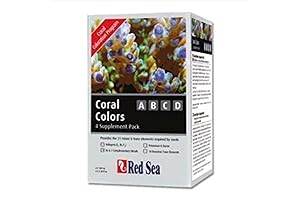 Fish Pharm 4-Pack Coral Colors ARE22040 Reef Supplement Varieties for Aquarium Health