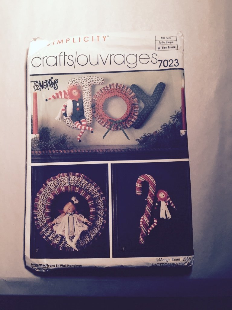 Patron de couture Simplicity 7023 vintage 1985 pour ouvrages