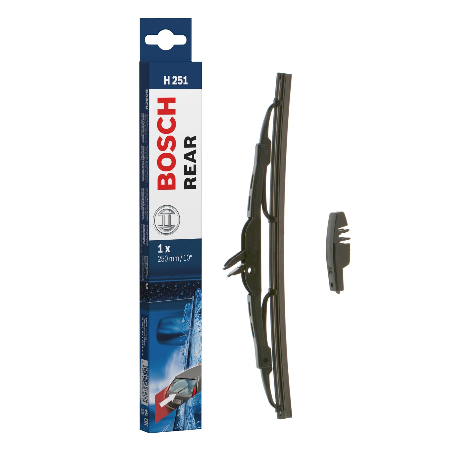 Rear Wiper Blade fits CHEVROLET TRAX 1.4 1.6 1.7D 2012 on Genuine Bosch New