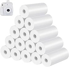 Lot de 15 Rouleaux de Papier Thermique 57mm x 25mm x 7m,Papier Imprimante Thermique d'impression Instantanées pour Appareil Photo Enfant,Convient aux enfants,Facile à remplacer