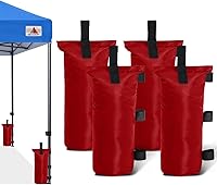 Vista 19 de ABCCANOPY Juego de Pesos para Toldo de 4-120 LBS Bolsas de Arena para Carpa Emergente, Bolsas de Peso para Gazebo al Aire Libre, Trampolín, Pérgola
