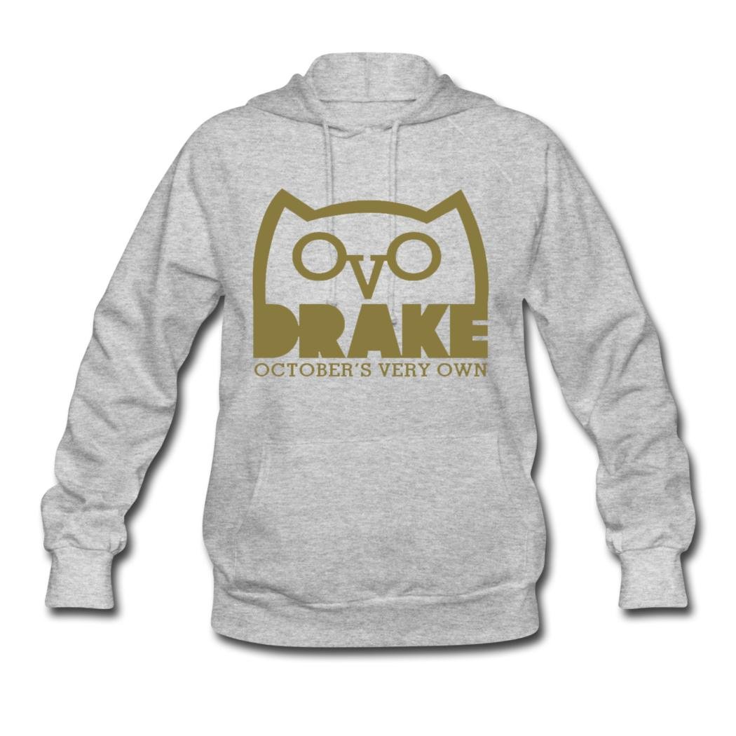 Fashion 2016 Drake Fashion Shirt Hooded Sweatshirt for Both Women Large Heather Gray