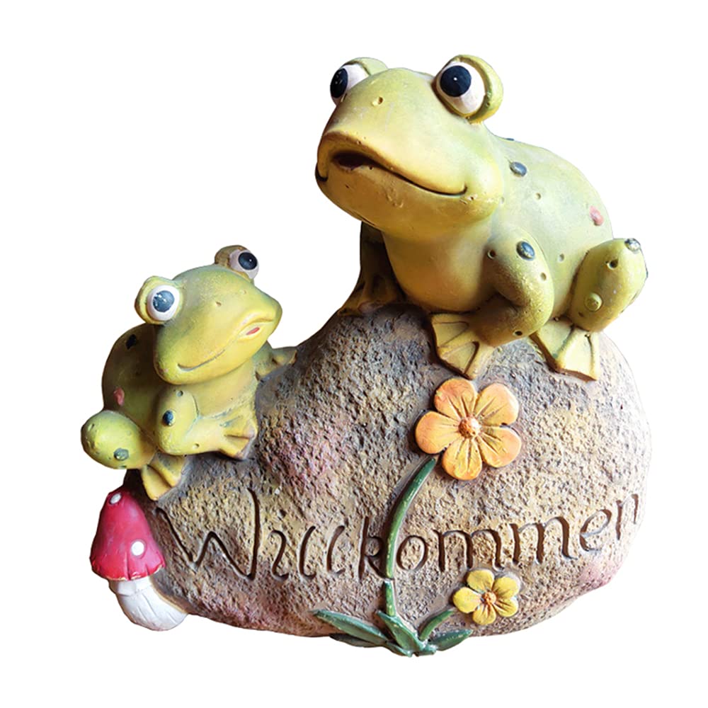 Sculpture d'animaux de jardin grand format 36x20x38cm pour décoration extérieure
