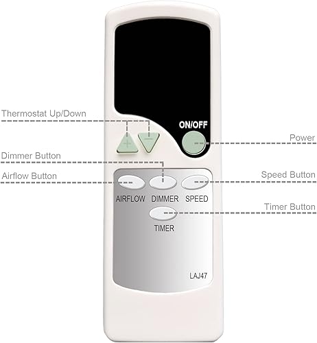 Miniatura 3 de Mando a distancia de repuesto para ventilador de ventana doble Lasko 2033858 W09550