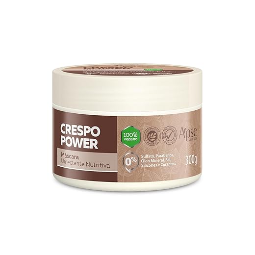Máscara Umectante Nutritiva Crespo Power 300g, Apse Cosmetics